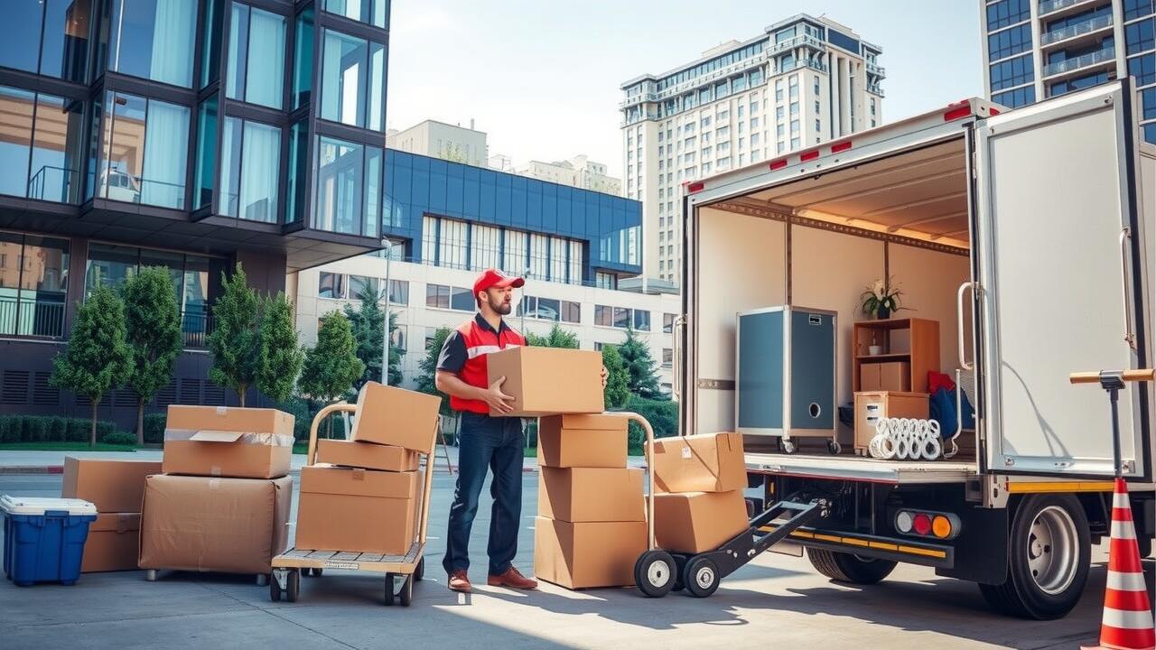 What to expect during a commercial moving process in Glen Echo Heights